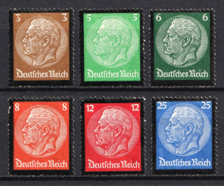 1934 Third Reich, Germany (Mi. 548 - 553, Full Set, CV $100)