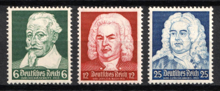 1935 Third Reich, Germany (Mi. 573 - 575, Full Set, CV $40)