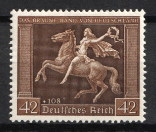 1938 42pf Third Reich, Germany (Mi. 671 y, Full Set, CV $30)