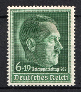 1938 6pf Third Reich, Germany (Mi. 672 y, Full Set, CV $50)