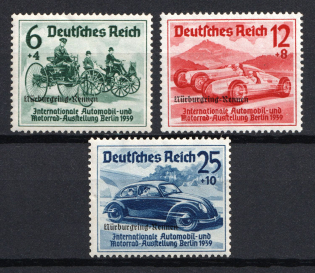 1939 Third Reich, Germany (Mi. 695 - 697, Full Set, CV $80)