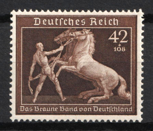 1939 42pf Third Reich, Germany (Mi. 699, Full Set, CV $30)
