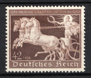 1940 42pf Third Reich, Germany (Mi. 747, Full Set, CV $40)