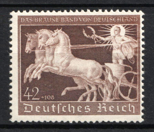1940 42pf Third Reich, Germany (Mi. 747, Full Set, CV $40)