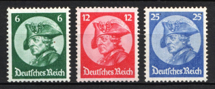 1933 Third Reich, Germany (Mi. 479 - 481, Full Set, CV $70)