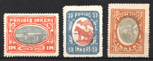 1920 Ingermanland, Russia, Civil War (Russika 9 ND var - 10 ND var, 12 ND var, SHIFTED Centers, Reprints)