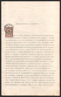 1912 Russian Poland, Plotsk, Warsaw, Usage of Russian and Austrian revenues