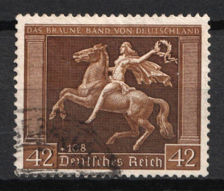 1938 42pf Third Reich, Germany (Mi. 671, Full Set, Used, CV $70)