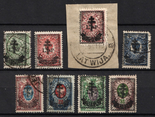 1919 West Army, Russia, Civil War (Russika 23 - 29, 31, Signed, Used, CV $170)