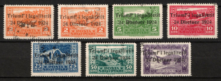 1925 Albania (Mi. 104 - 110, Full Set, Used, CV $95)