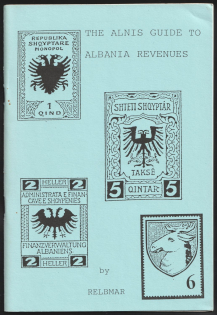 1987 Catalog 'The Alnis Guide to Albania Revenues' by Relbmar, England