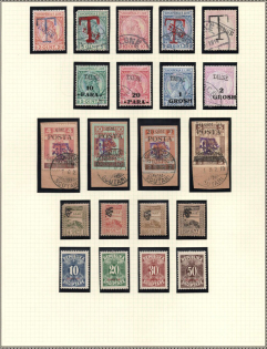 1914-20 Albania, Small Group of Stamps