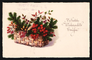 1939 Neumar Christmas Greetings From Ss-man At Zielenzig (?Remnath) (to Görlitz, Silesia)