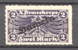 War Prison Camps Hameln X Army Corps Billet 2 M (MNH)