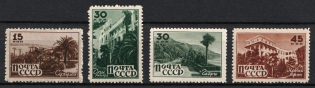 1946 Sanatoriums of the USSR, Soviet Union, USSR, Russia (Full Set, MNH)