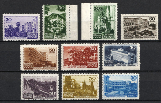 1947 The Soviet Sanatoria, Soviet Union, USSR, Russia (Full Set, MNH)