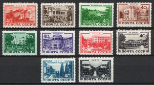 1949 Sanatoria of the USSR, Soviet Union, USSR, Russia (Full Set, MNH)