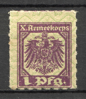 War Prison Camps X Army Corps Billet 1 Pf (MNH)