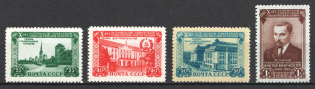 1950 10th Anniversary of the Estonian SSR, Soviet Union, USSR, Russia (Zv. 1466 - 1469, Full Set, CV $60, MNH)