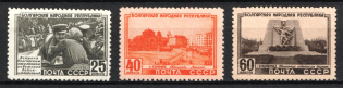 1951 Bulgarian Peoples Republic, Soviet Union, USSR, Russia (Full Set, MNH)