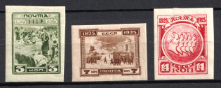 1925 Centenary of Decembrists Revolt, Soviet Union, USSR, Russia (Full Set, Imperforate)
