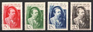1935 The 40th Anniversary of the Fridrih Engels Death, Soviet Union, USSR, Russia (Zv. 420 - 423, Full Set, CV $150)