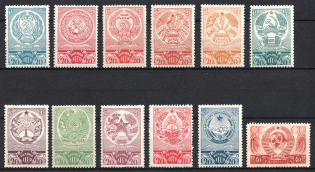 1937 Election, Soviet Union, USSR, Russia (Zv. 484 - 495, Full Set, CV $140)