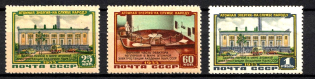 1956 The First Atomic Power Station of Academy of Science of the USSR, Soviet Union, USSR, Russia (Full Set, MNH)