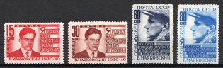 1940 The 10th Anniversary of the V. Mayakovsky's Death, Soviet Union, USSR, Russia (Full Set)