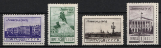 1948 4th Anniversary of the Raising of the Blocade of Leningrad, Soviet Union, USSR, Russia (Full Set, MNH/MLH)