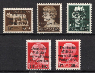 1943 Podgorica, Montenegro, German Occupation, Germany (Signed)