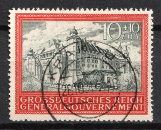 1940 General Government, Germany (Mi. 125, Full Set, Used, CV $60)