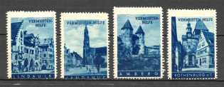 `Vermissten-Hilfe` Stamps-Labels for Charity Blue (MNH)