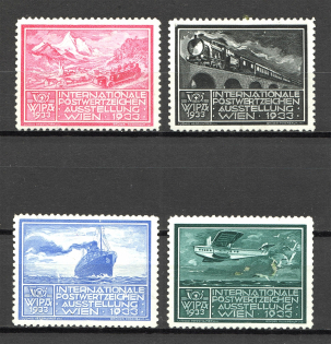 1933 Vienna International Exhibition of Postage Stamps Advertising Stamps