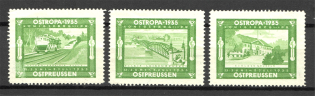 1935 Ostropa Philatelic Exhibition East Prussian