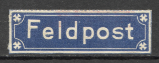 `FELDPOST` Label Vignette Poster Stamp