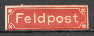 `FELDPOST` Label Vignette Poster Stamp