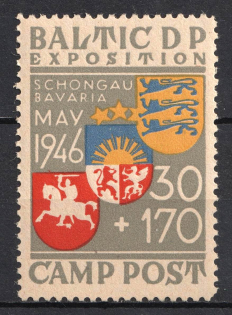 1946 Schongau, Baltic DP Camp, Displaced Persons Camp (Wilhelm 1, CV $30)
