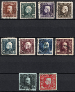 1912 Bosnia and Herzegovina (Mi. 71, 74 - 82, Full Set, CV $30, Used)