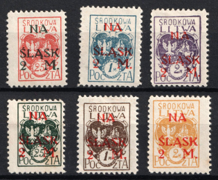 1921 Central Lithuania (Mi. 23A - 28A, Perforated, Full Set)