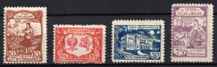 1922 Central Lithuania (Mi. 44A - 47A, Peforated, Full Set, CV $50)