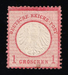 1872 1gr German Empire, Small Breast Plate, Germany (Mi. 4, CV $480)