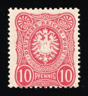 1885 10pf German Empire, Germany (Mi. 41 I ab)