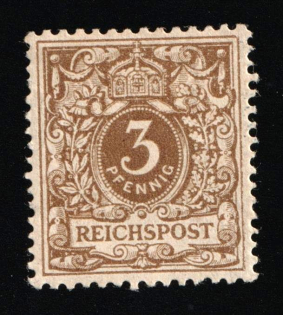 1893-1900 3pf German Empire, Germany (Mi. 45)