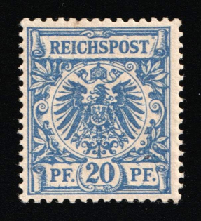 1890-1900 20pf German Empire, Germany (Mi. 47 bb, CV $400, MNH)