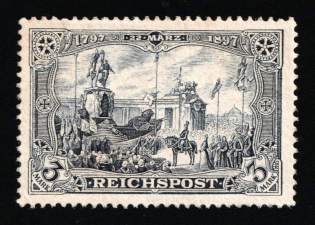 1900 3m German Empire, Germany (Mi. 65 I, CV $150)