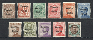 1918-19 Italy Venezia Giulia Local Post (CV $120, Full Set, MNH/MLH)