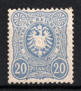 1880 20pf German Empire, Germany (Mi. 42 I ba, CV $80)