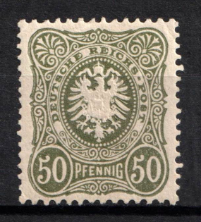 1880 50pf German Empire, Germany (Mi. 44 I a, CV $340)