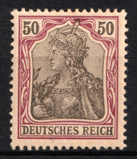 1902 50pf German Empire, Germany (Mi. 76, CV $110)